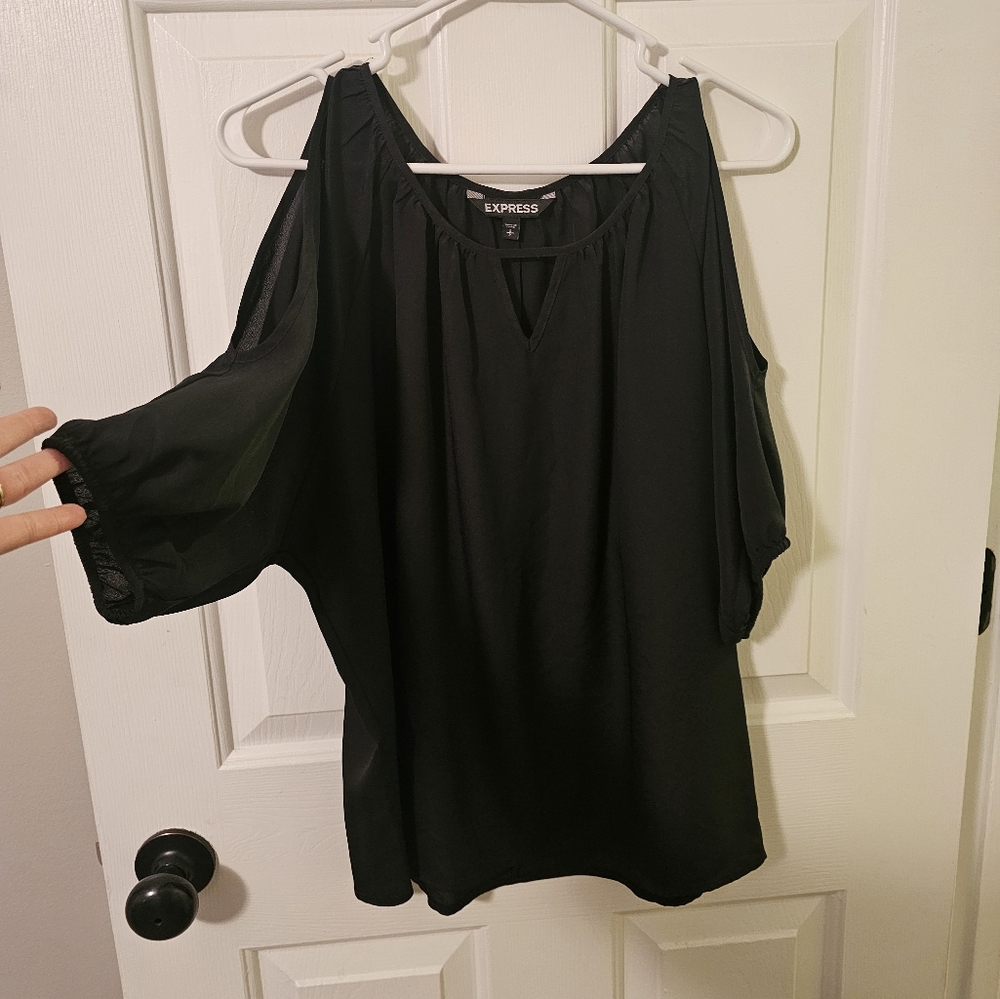 Express open shoulder blouse